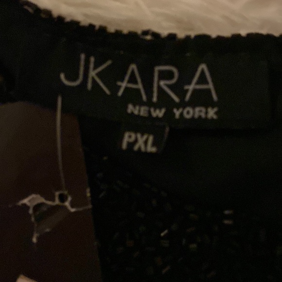 NWT J Kara Beaded Dress Tank Top - Picture 2 of 4